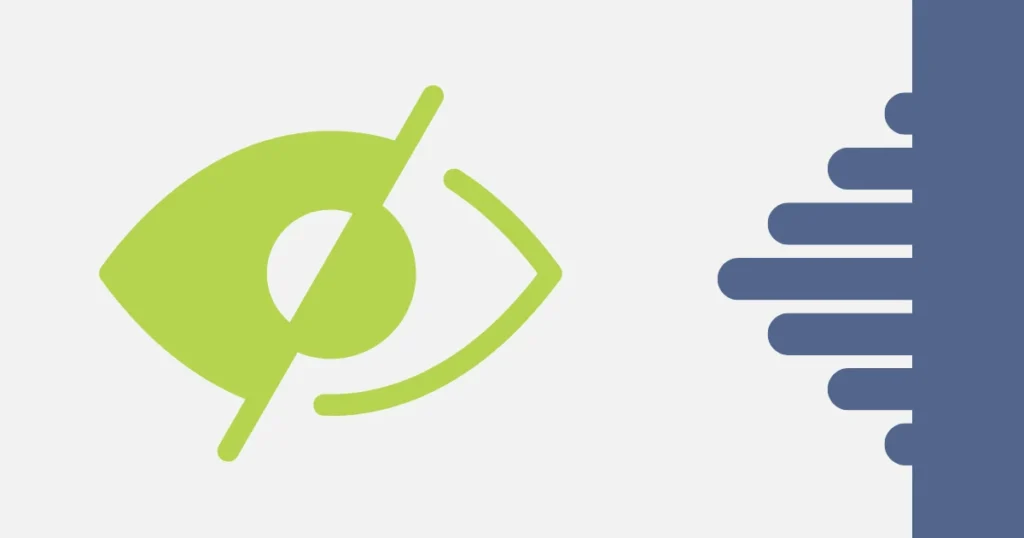 Precificação para agências: ilustração do TaskRush com ícone de olho verde simbolizando visibilidade e controle, com elementos gráficos azuis representando indicadores e acompanhamento da operação para proteger a margem.