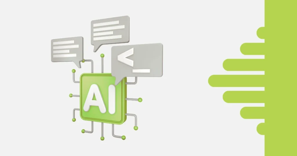 Ilustração de inteligência artificial do RushMind, assistente do TaskRush, conectando dados de projetos, tarefas e comunicação para monitorar escopo, prever riscos e proteger a margem de lucro em tempo real.